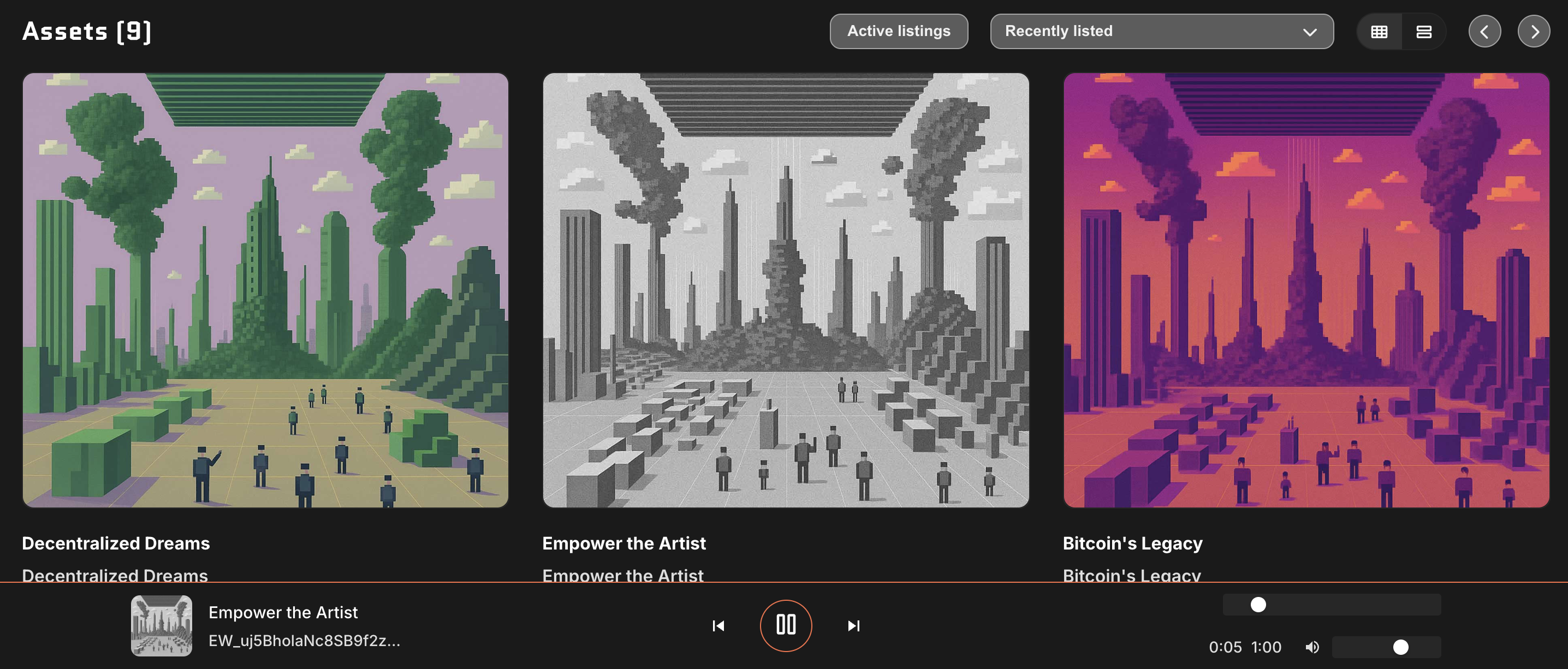Bazar music player