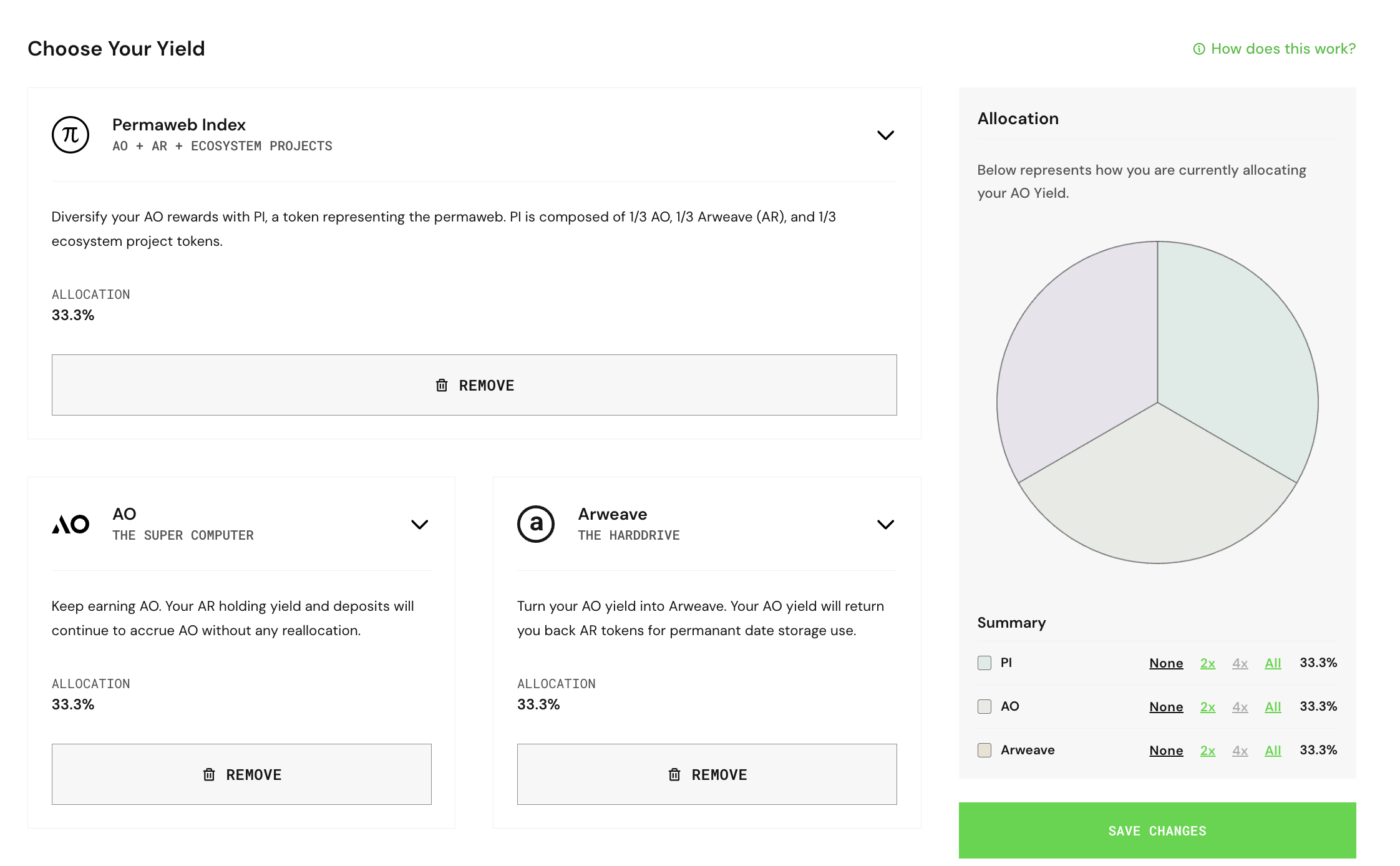 AO Tokenomics