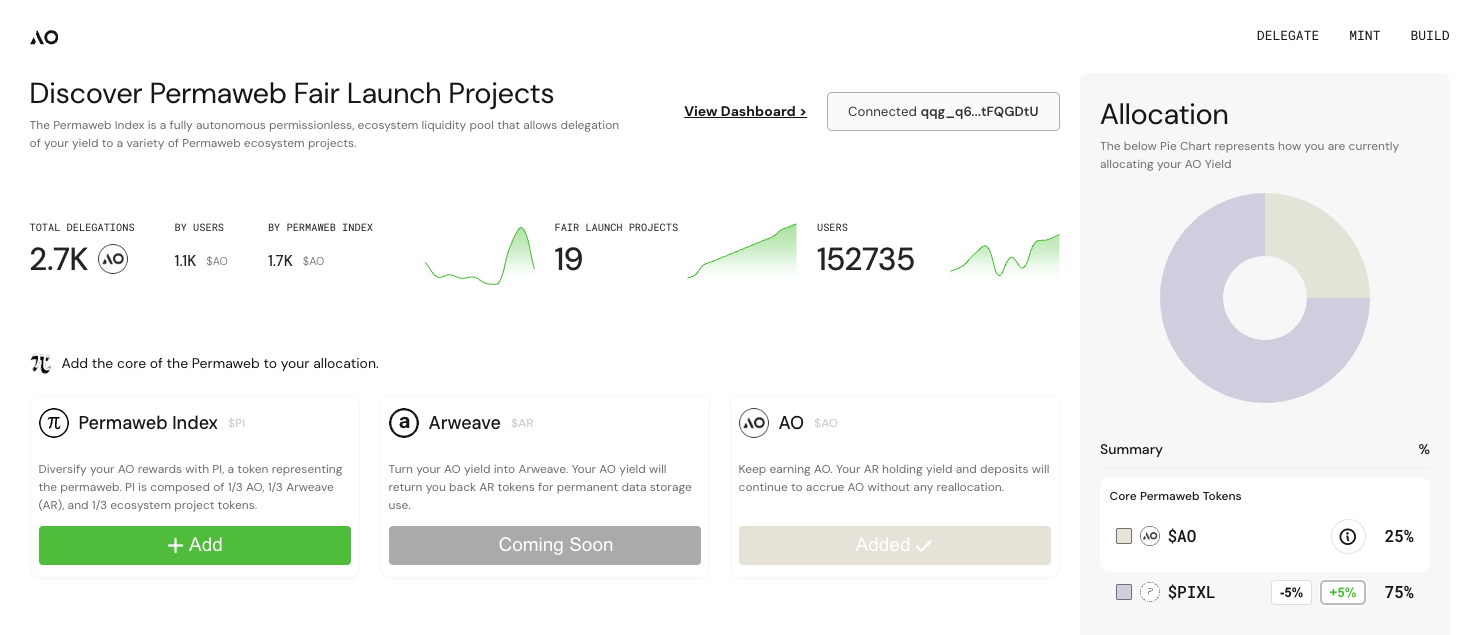 AO Tokenomics